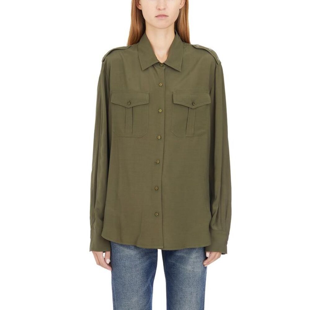 DONDUP Women's Utility Shirt Women GREEN Shirts